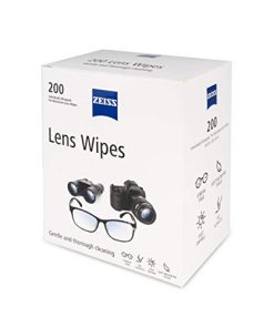 ZEISS Pre-Moistened Lens Cleaning Wipes, 200 Count
