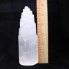 Selenite Crystal Towers for Reiki, Healing, and Energy Charging | Made in Morocco | Selenite Iceberg Charging Towers Crystal Skyscraper (6 Inch (Pack of 1))
