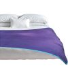 TOP 100% Waterproof Blanket Purple/Blue Jumbo 80x60 for Adults and Pets. Keep Everything Dry No Matter How Wet It Gets! Ultrasoft Noiseless Leakproof. Bed, Mattress, Furniture Protector. EZ Wash/Dry