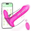 Wearable Panty Vibrator with App & Remote Control Butterfly Vibrator for Women Pleasure,Rechargeable Clitoral G Spot Stimulator with 9 Thrusting Vibrating Modes,Bluetooth Adult Sex Toys for Couples