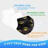 YUESUO 50PCS Kids Face_Mask Boys Girls Children 3Ply Earloop Breathable Kids Face_Mask Outdoor School, 50 Count (Pack of 1)