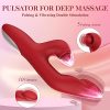 Adult Sex Toys Women Sex Toy - Thrusting Dildo G Spot Vibrator Pulsating Clitoral Stimulator with 5 Tapping 10 Vibration Modes, Heated Massager Toys Women's Sex Adult Toys for Her Pleasure