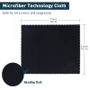 12 Pack Assorted Colors Microfiber Cleaning Cloths - Cleans Lenses, Glasses, Screens, Cameras, iPad, iPhone, Eyeglasses, Cell Phone, LCD TV Screens and More (6X7)