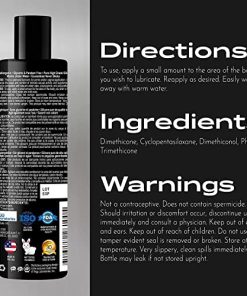 Wet Platinum Silicone Based Lube 16 oz Bottle, Ultra Long Lasting Premium Personal Luxury Lubricant, Men Women & Couples Condom Compatible Water Resistant Non Sticky Hypoallergenic Paraben Free