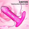 Wearable Panty Vibrator with App & Remote Control Butterfly Vibrator for Women Pleasure,Rechargeable Clitoral G Spot Stimulator with 9 Thrusting Vibrating Modes,Bluetooth Adult Sex Toys for Couples