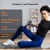 Merach Mini Massage Gun, Powerful Percussion Muscle Massager Gun for Athletes, 8 Massage Heads & Carry Case Included, 9mm Quite Deep Tissue for Back Neck Muscle Relieve