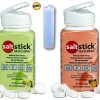 SaltStick FASTCHEWS® Variety 2-Pack - 60 Count Bottles of Tart Orange & Zesty Lemon-Lime with Free Race Ready Tube