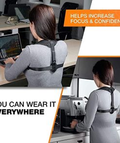 153 Back Posture Corrector for Women & Men - Effective and Comfortable Posture Brace for Slouching & Hunching - Discreet Design - Clavicle Support