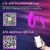 Wearable Clitoris G spot Vibrator, APP Remote Control Adult Women Couples Sex Toys Games, Healexcer Female Couple Panty Egg Vibrator Stimulator Sex Toy for Woman Her Pleasure,Butterfly Dildo Vibrators