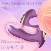 Womens Sex Toys Dildo Vibrator - 3in 1 Adult Toys Thrusting G Spot Vibrator with 5x5x10 Pulsating & Vibrating Wand for Clitoral Nipple Anal Stimulation, Female Couples Sex Toys for Woman Pleasure