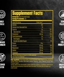 100% Whey Protein Powder | #1 Rated w/ 24g Protein, Digestive Enzymes, 0 Added Sugar or Fillers, Isolate + Concentrate | Build Muscle, Recover Quicker (Gluten Free, Keto Friendly) - Vanilla Cupcake
