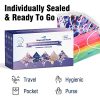 WECARE Disposable Face Mask Individually Wrapped - 50 Pack, Colored Face Masks