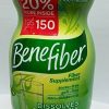 Benefiber 100% Natural Fiber Supplement - 150 Servings 600g 21.2 Oz Sugar Free