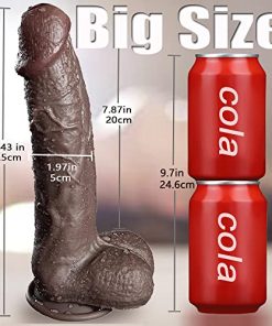 10.4'' Huge Realistic Dildo,Dual Density Liquid Silicone Giant Monster Penis with Strong Suction Cup for Women Vaginal and Anal Orgasm,G Spot Big Size Cock Anal Adult Sex Toys.