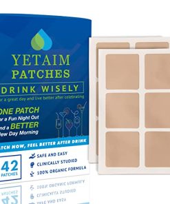 YETAIM Patch, 42 Pack, Amazing and Secret Solution for Enjoying a Wonderful Party, One Patch for a Fun Night Out and a Better New Day Morning, Skin-Friendly Patch with 12 Natural Formula, Blue