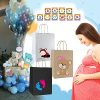Qutuus White Gift Bags with Handles 25 pcs - 8x4.5x10 White Craft Bags, Gift Bags Bulk Medium Size, White Paper Gift Bags, White Paper Bags with Handles Bulk