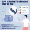 Wiggling & Vibrating Anal Vibrator Prostate Massager for Men, APP Control Remote Interaction Anal Plug Butt G Spot Stimulator Unisex Couple Vibrator, Rechargeable Adult Anal Sex Toy for Men Women