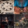 Witchcraft Supplies Box for Wiccan Spells , 49 Pack Witchcraft Starter Kit, Spell Candles&Crystals&Dried Herbs for Beginners Experienced Witches Pagan Spell-Versatile Tools Gifts Packaging